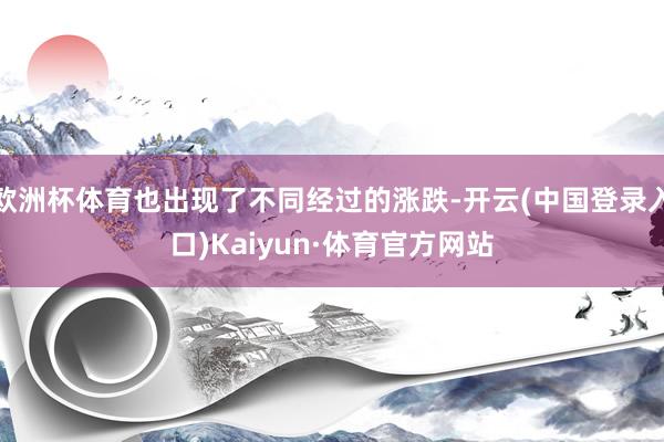 欧洲杯体育也出现了不同经过的涨跌-开云(中国登录入口)Kaiyun·体育官方网站